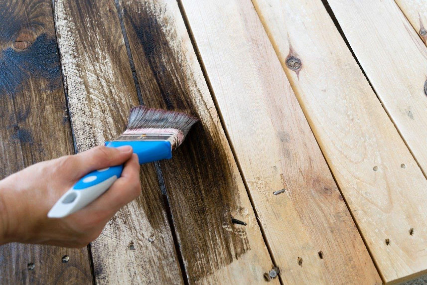 Deck Staining in Gallatin example 2